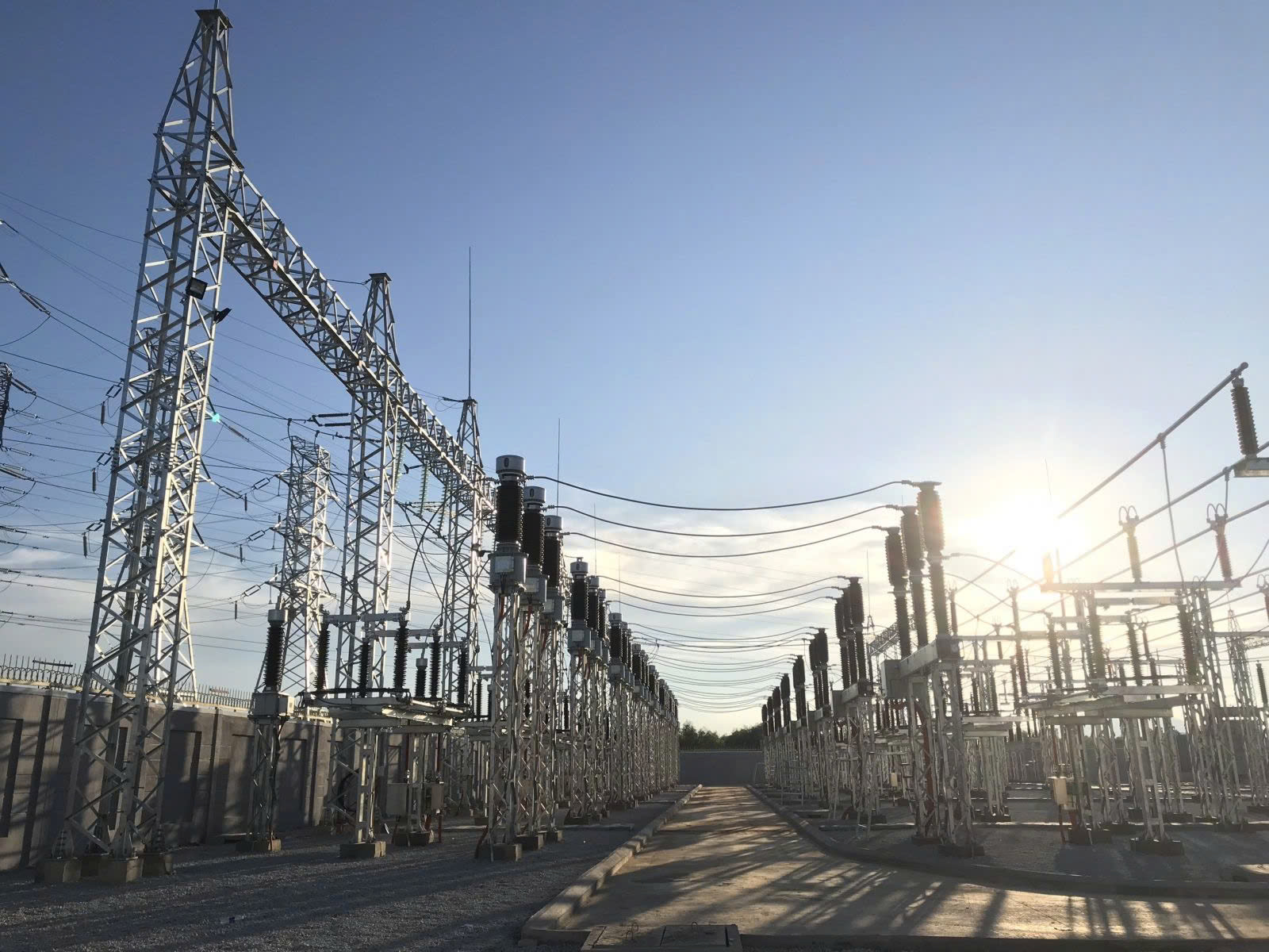 Phu Bai 2 110 kV substation. Source B of the short-term dual 22 kV feed