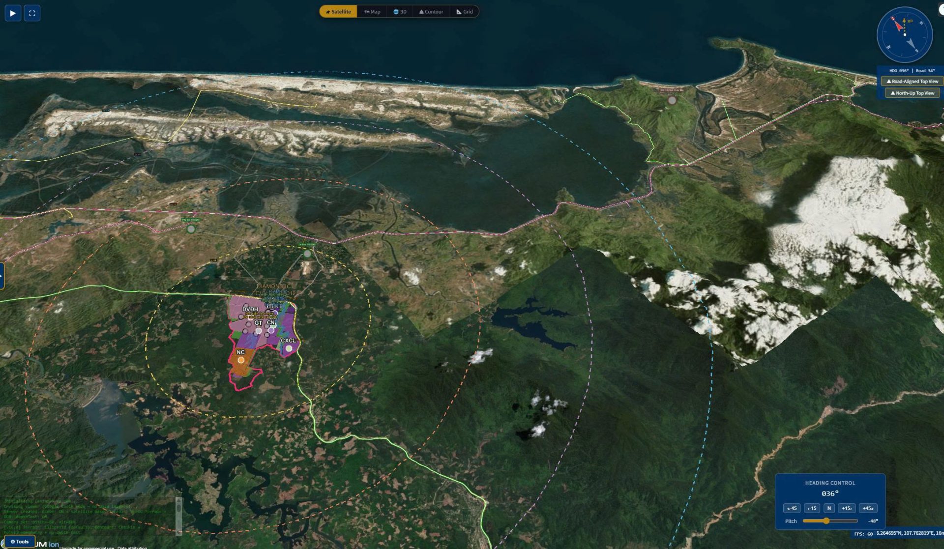 Fiber & cable network — regional reach. The park sits within diverse-route r